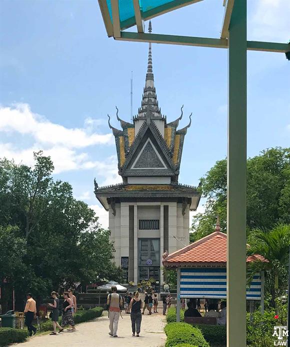 Memorial stupa at Choeung Ek
