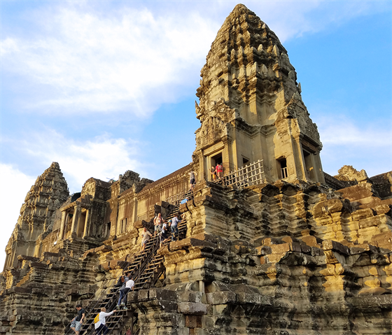 Cambodia Angkor Wat temple tower