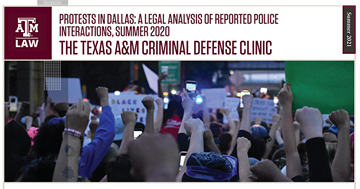TAMU CD Clinic Protest Analysis Spring2021 report cover