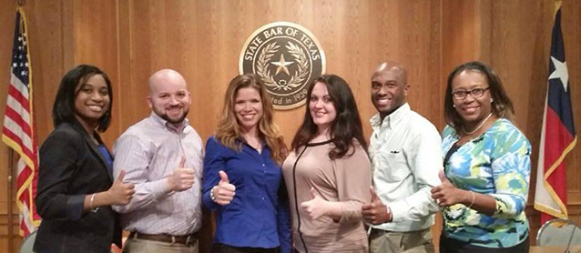 Texas A&M University School of Law students attend the Access to Justice Law Student Leaders Summit