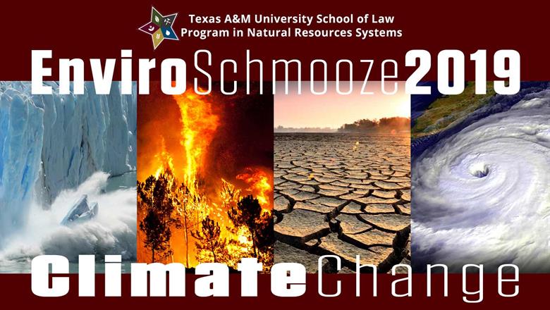 Enviro Schmooze 2019 climate change banner graphic