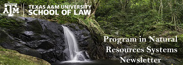 Program in Natural Resources Systems newsletter header